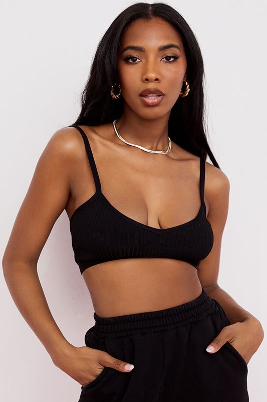 Black House Of Cb Bandage Bras | LXN-825791