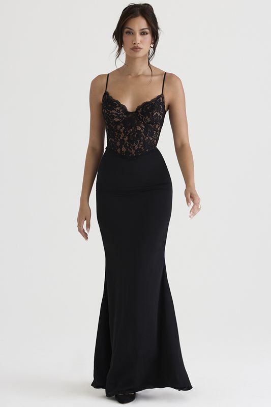 Black House Of Cb Maxi Dress | TZS-179823