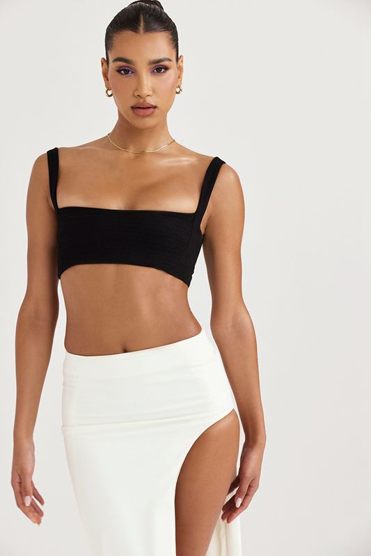 Black House Of Cb Pleated Bandeau Tops | VPR-496218