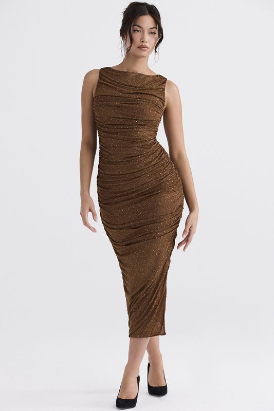 Coffee House Of Cb Crystallised Maxi Dress | XUE-784625