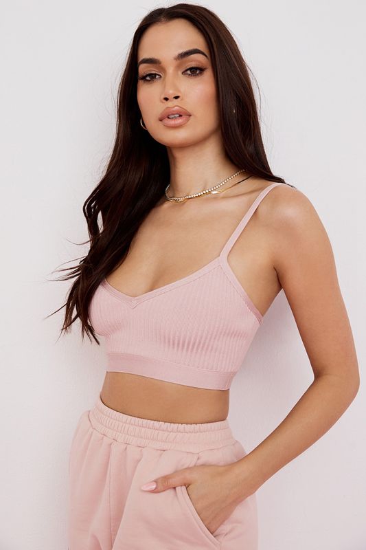 Pink House Of Cb Bandage Bras | YXW-965842