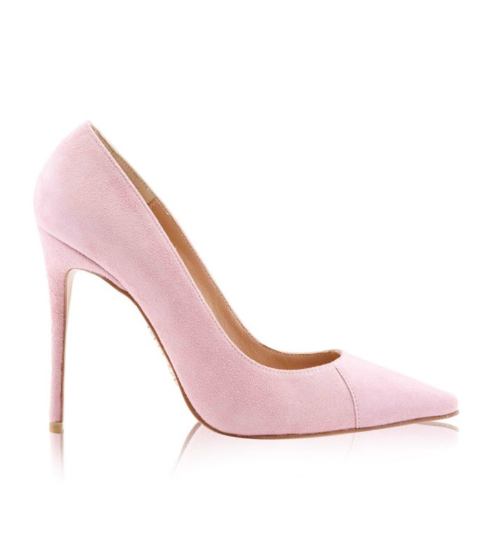 Pink House Of Cb Pink Suede Pointy Toe Heels | NQE-689540