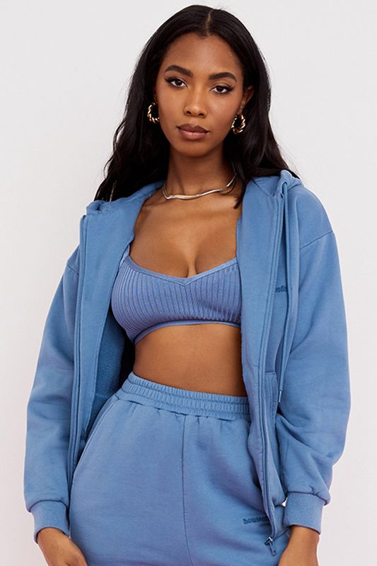 AZURE House Of Cb Zip Through Hoodie | WTP-034127