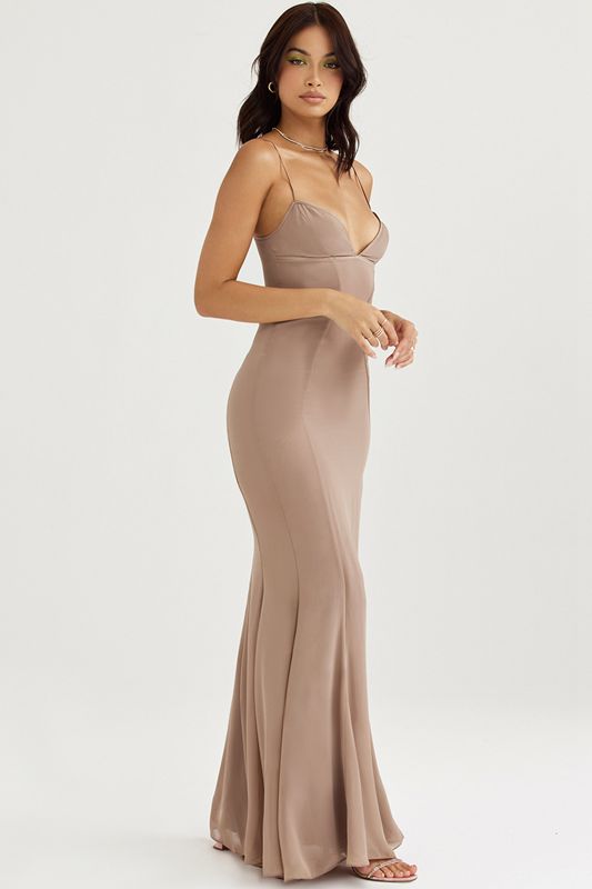 Beige House Of Cb Maxi  Dress | NEC-874365