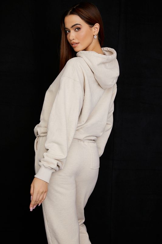 Beige House Of Cb Oversized  Hoodie | UDS-315469