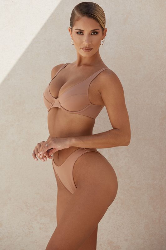 Beige House Of Cb Underwired  Bikinis | KOJ-172049