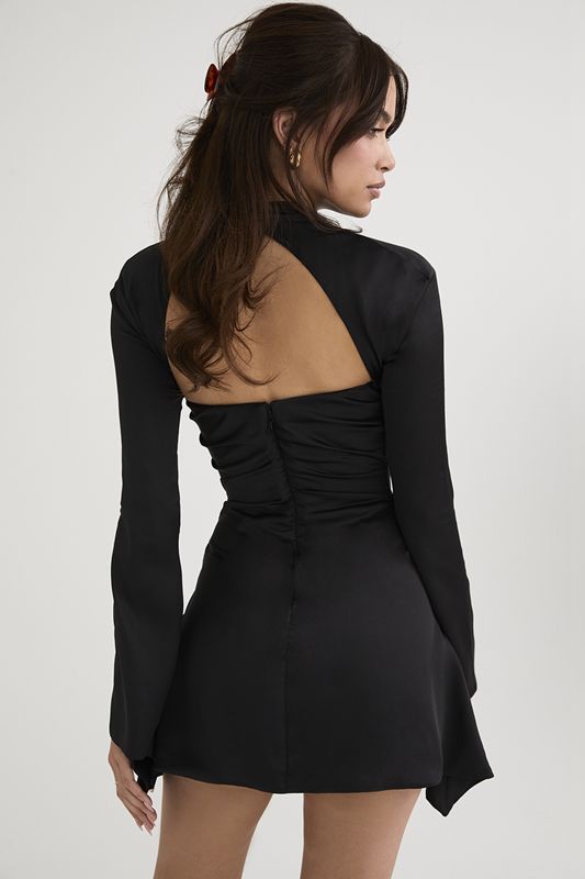 Black House Of Cb Draped  Dress | RFQ-360874