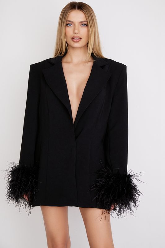 Black House Of Cb Oversized  Blazer | XPV-527316