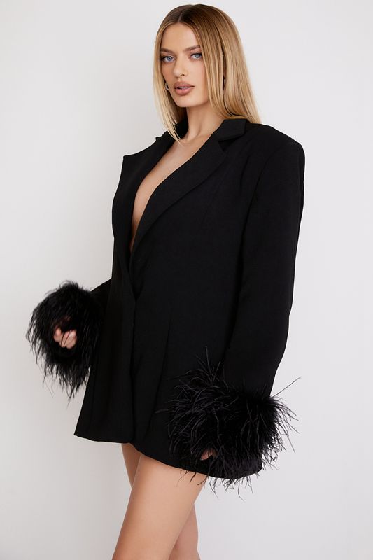 Black House Of Cb Oversized  Blazer | XPV-527316