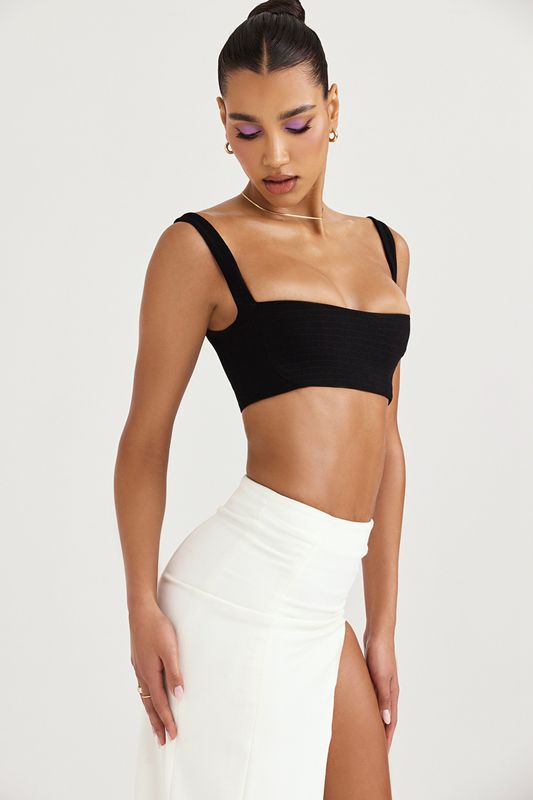 Black House Of Cb Pleated Bandeau Tops | VPR-496218