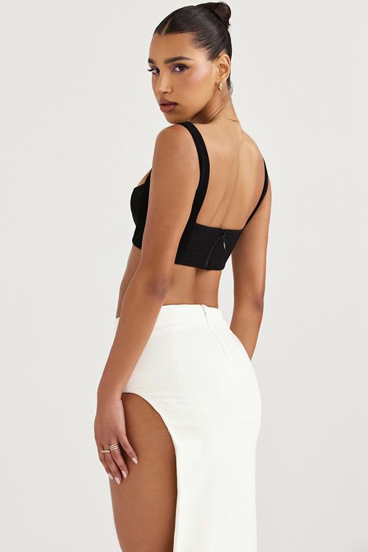 Black House Of Cb Pleated Bandeau Tops | VPR-496218