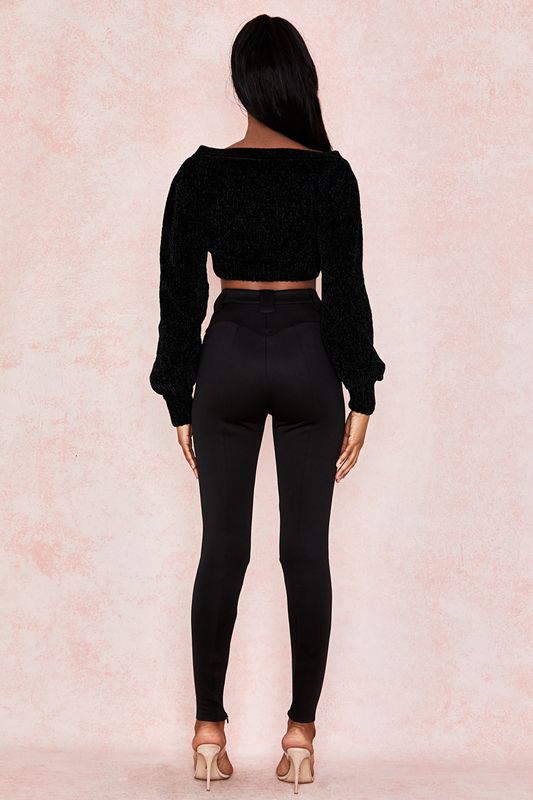 Black House Of Cb Skinny Jersey Pants | KQO-910543