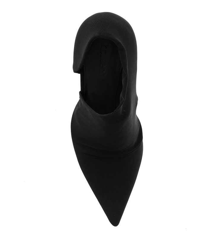 Black House Of Cb Sueded Cut Out Heels | OJI-215098