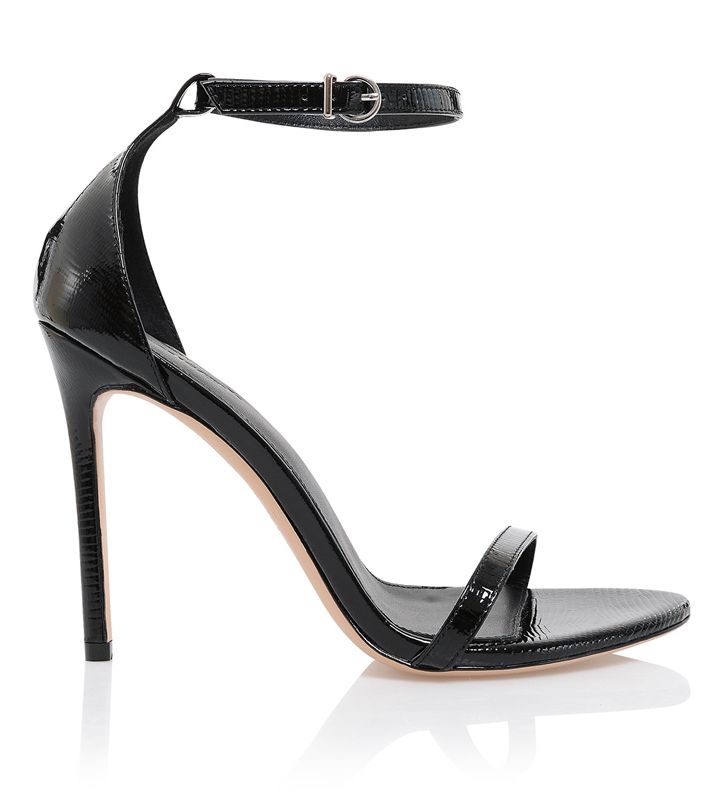 Black House Of Cb Textured Straps Sandals | MDG-527491