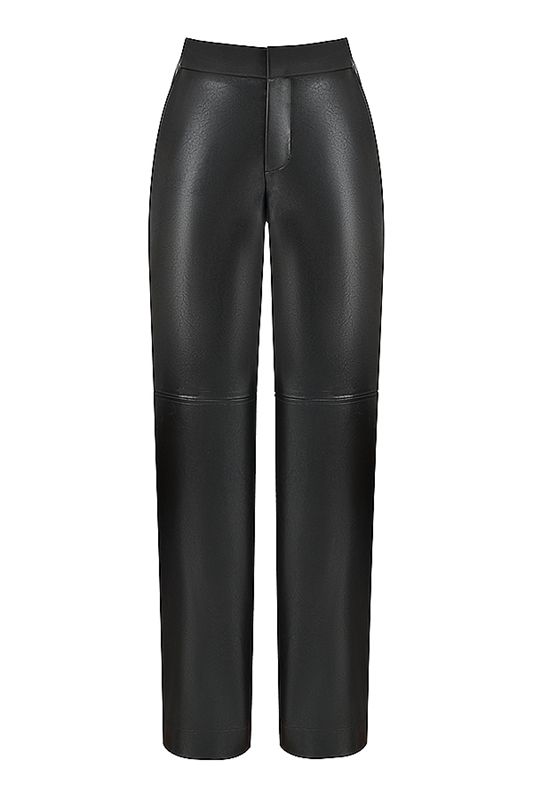 Black House Of Cb Vegan Leathers Pants | FQM-593427