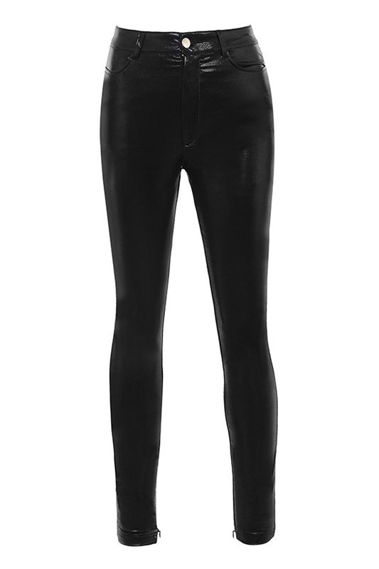 Black House Of Cb Wet Looks Leggings | BXC-035914