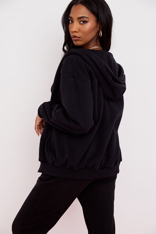 Black House Of Cb Zip Through Hoodie | NDH-136924