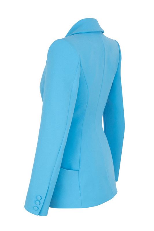 Blue House Of Cb Double Breasted Tailored Blazer | PMO-574390