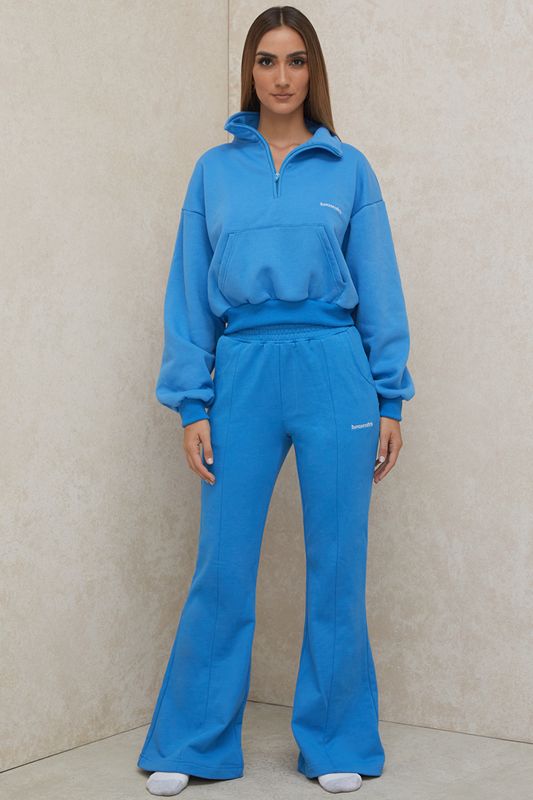 Blue House Of Cb Flared Leg Track Pants | FAJ-924867