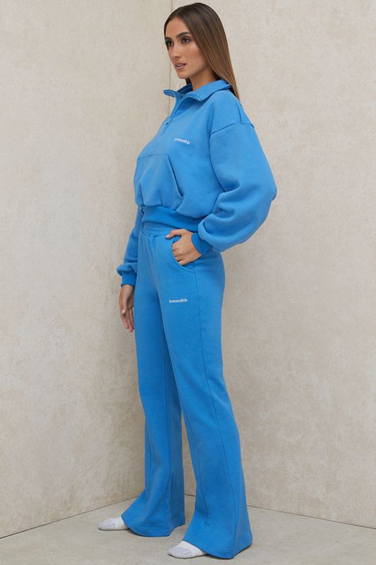 Blue House Of Cb Flared Leg Track Pants | FAJ-924867