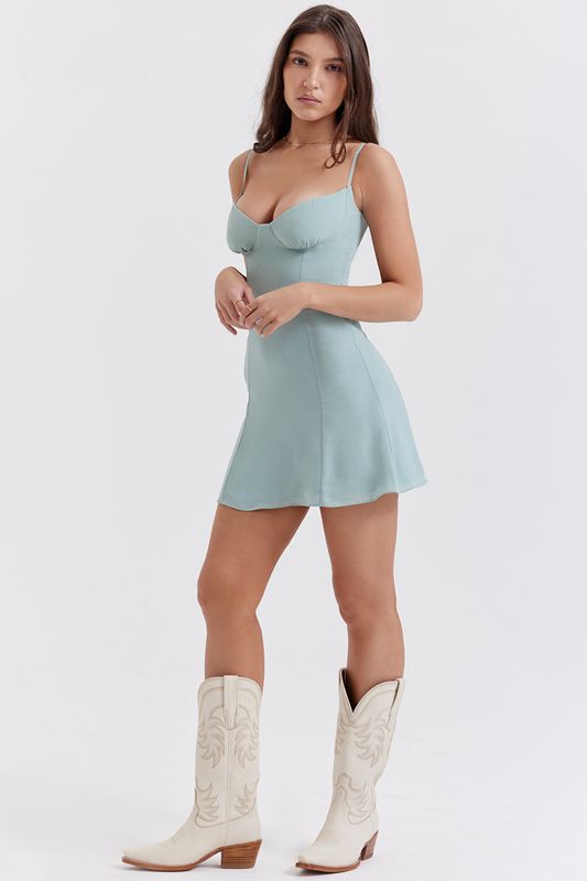 Blue House Of Cb Jade Mini Dress | YOR-140375