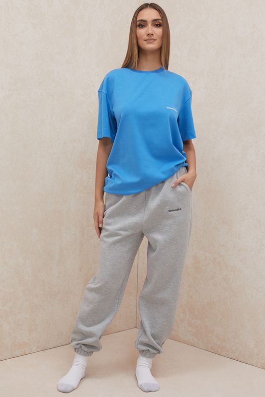 Blue House Of Cb Oversized Cotton Jersey T Shirts | OFJ-150297