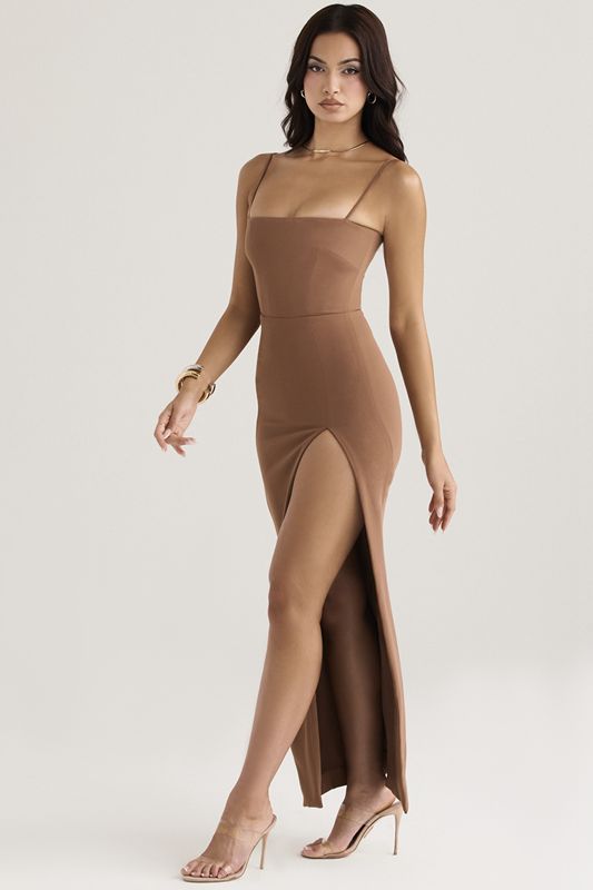 Brown House Of Cb Maxi  Dress | MGI-132847