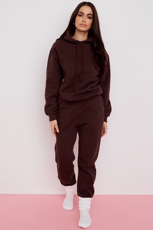 Chocolate House Of Cb Fleece Back Jogging Pants | ETX-297081