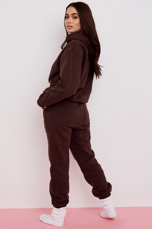 Chocolate House Of Cb Fleece Back Jogging Pants | ETX-297081