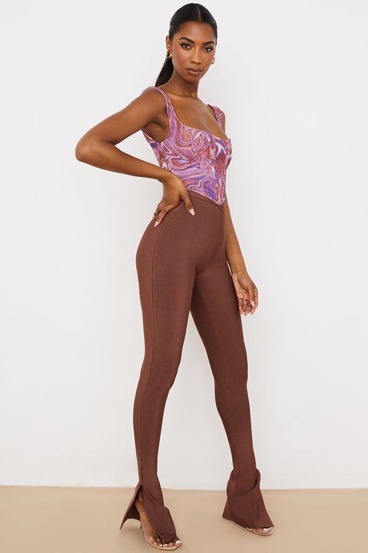 Chocolate House Of Cb High Waisteds Pants | NIH-572384