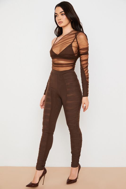 Chocolate House Of Cb Layered Meshs Pants | JXK-490258