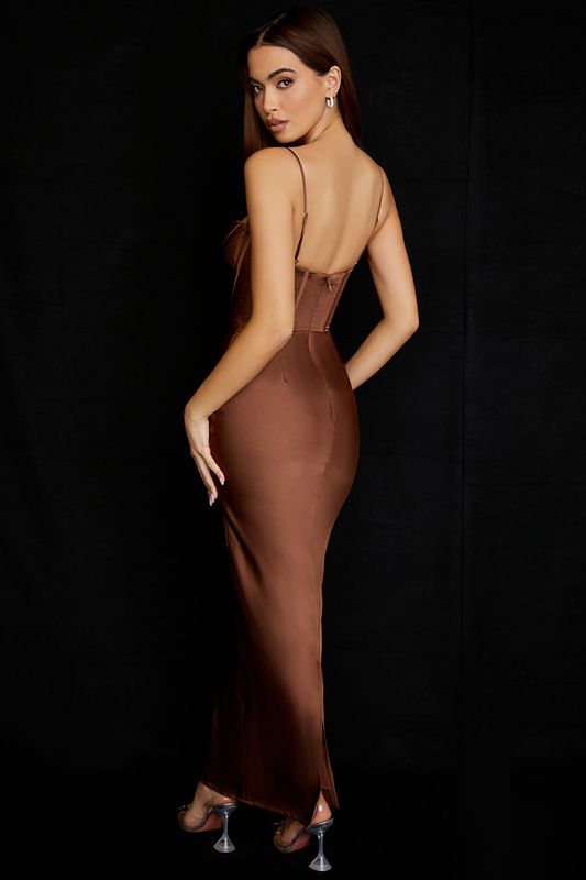 Chocolate House Of Cb Maxi  Dress | XNM-289631