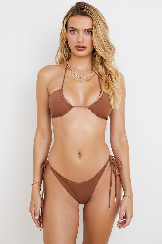 Chocolate House Of Cb Reverse Triangle Bikinis | CQT-358271