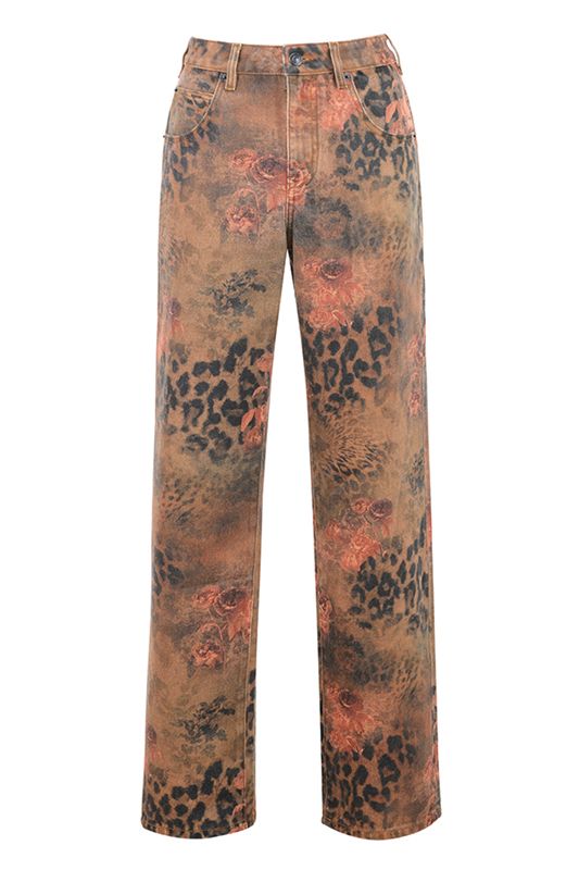 Copper House Of Cb Printed  Jeans | YHM-783295