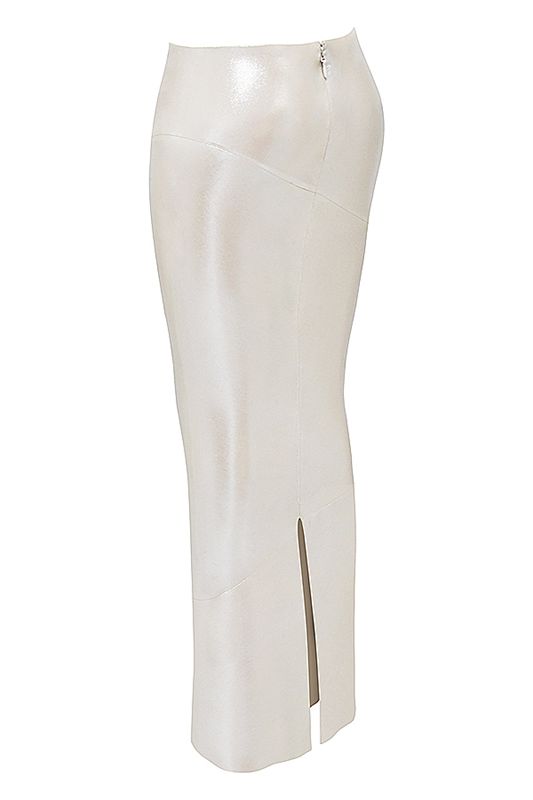 Cream House Of Cb Champagne Midi Skirts | XNW-619752