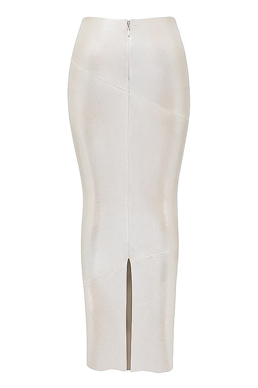 Cream House Of Cb Champagne Midi Skirts | XNW-619752