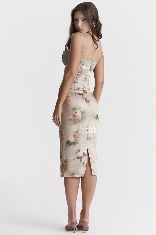 Flower House Of Cb Floral  Midi Dress | TNH-024179