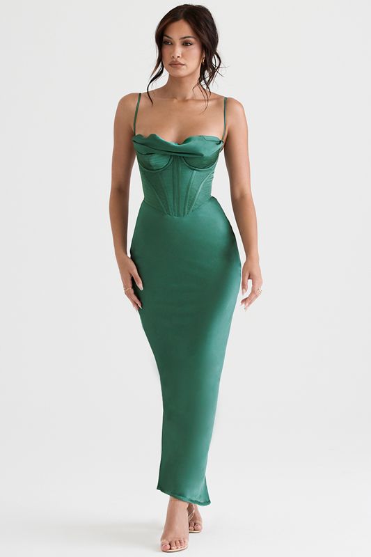 Green House Of Cb Maxi  Dress | VLA-530427