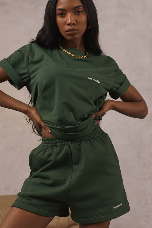 Green House Of Cb Oversized Cotton Jersey T Shirts | HIY-954378