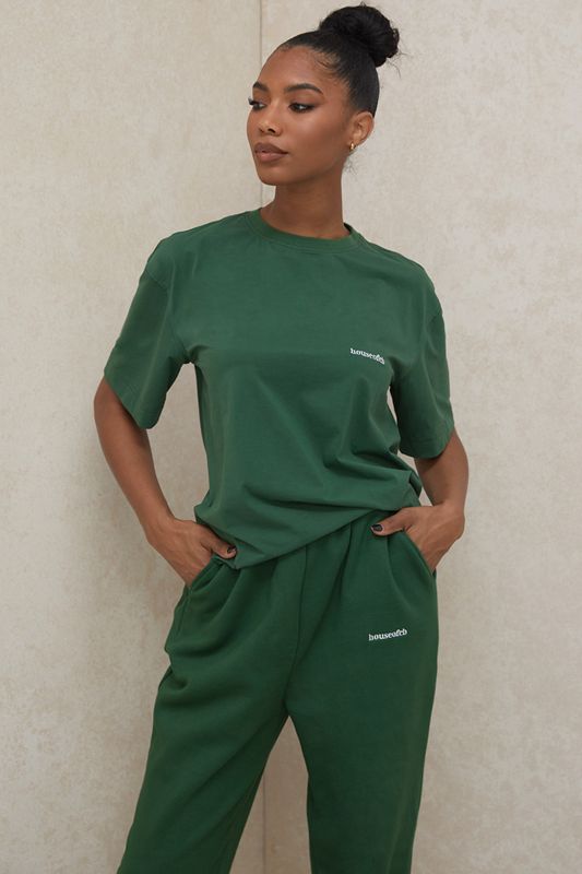 Green House Of Cb Oversized Cotton Jersey T Shirts | HIY-954378