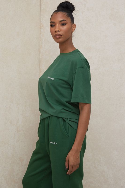 Green House Of Cb Oversized Cotton Jersey T Shirts | HIY-954378