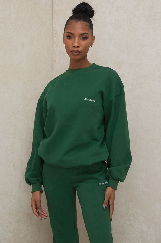 Green House Of Cb Oversized Crewneck Sweatshirts | UQT-237568