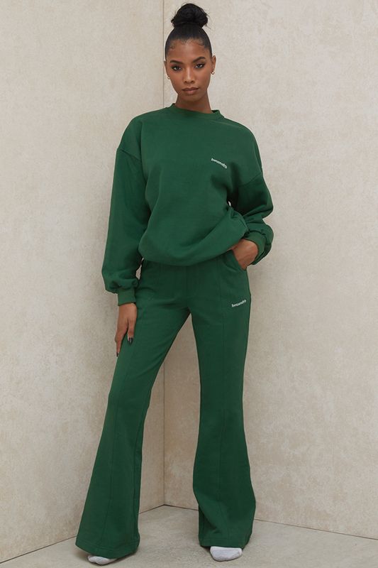 Green House Of Cb Oversized Crewneck Sweatshirts | UQT-237568