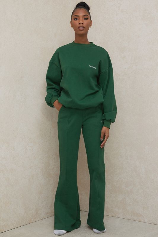 Green House Of Cb Oversized Crewneck Sweatshirts | UQT-237568