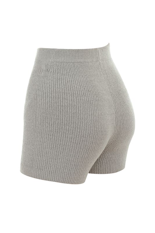 Grey House Of Cb Knit High Waist Pants | SPN-514793