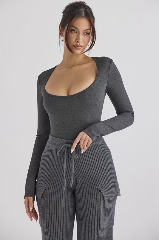 Grey House Of Cb Loungewear  Bodysuit | XMH-576920