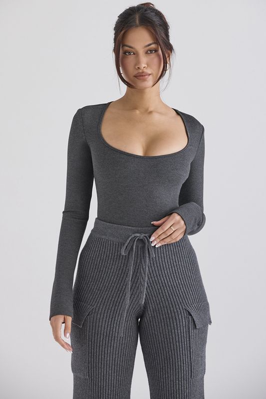 Grey House Of Cb Loungewear  Bodysuit | XMH-576920