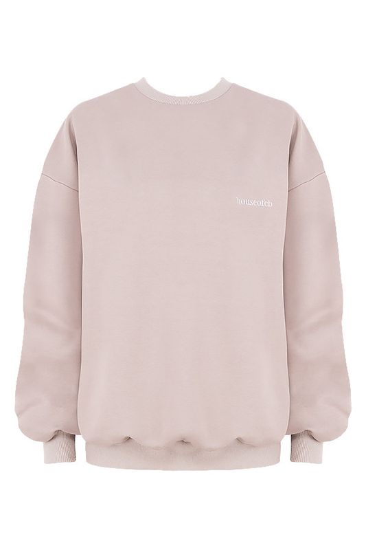 Grey House Of Cb Oversized Crewneck Sweatshirts | IVK-879453