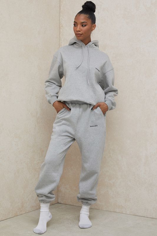 Grey House Of Cb Oversized  Hoodie | KHD-784532