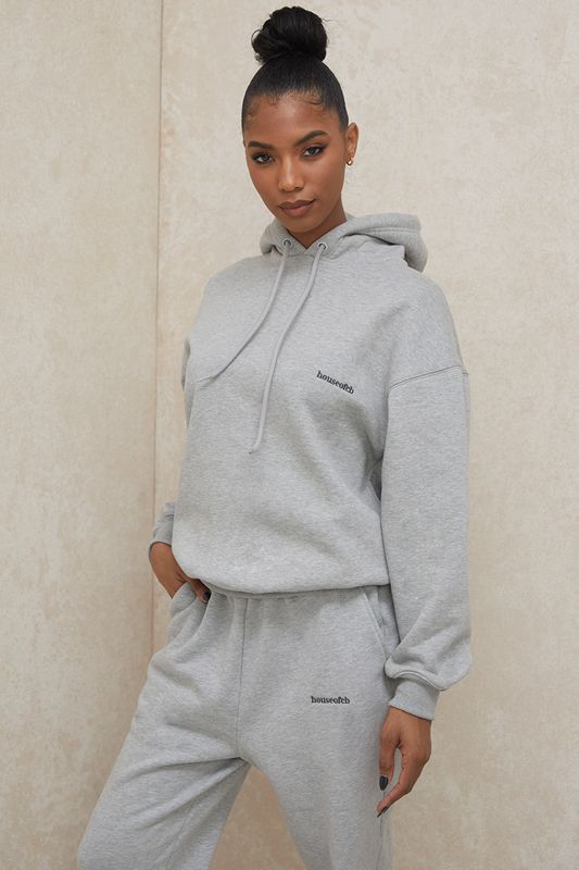 Grey House Of Cb Oversized  Hoodie | KHD-784532